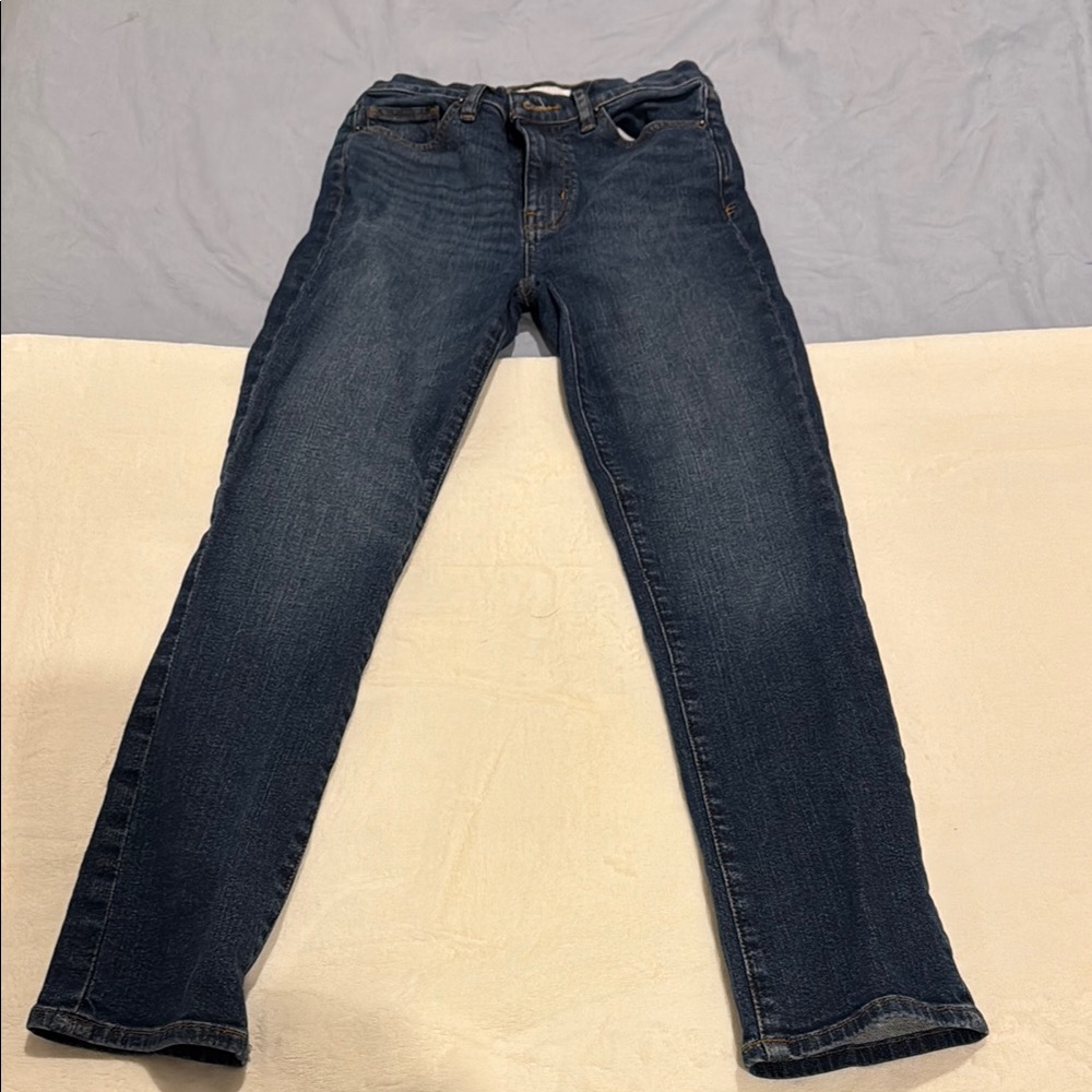 Frame Denim Blue Straight Jeans Classic Style